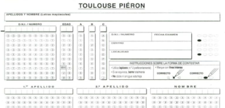 Test de Toulouse